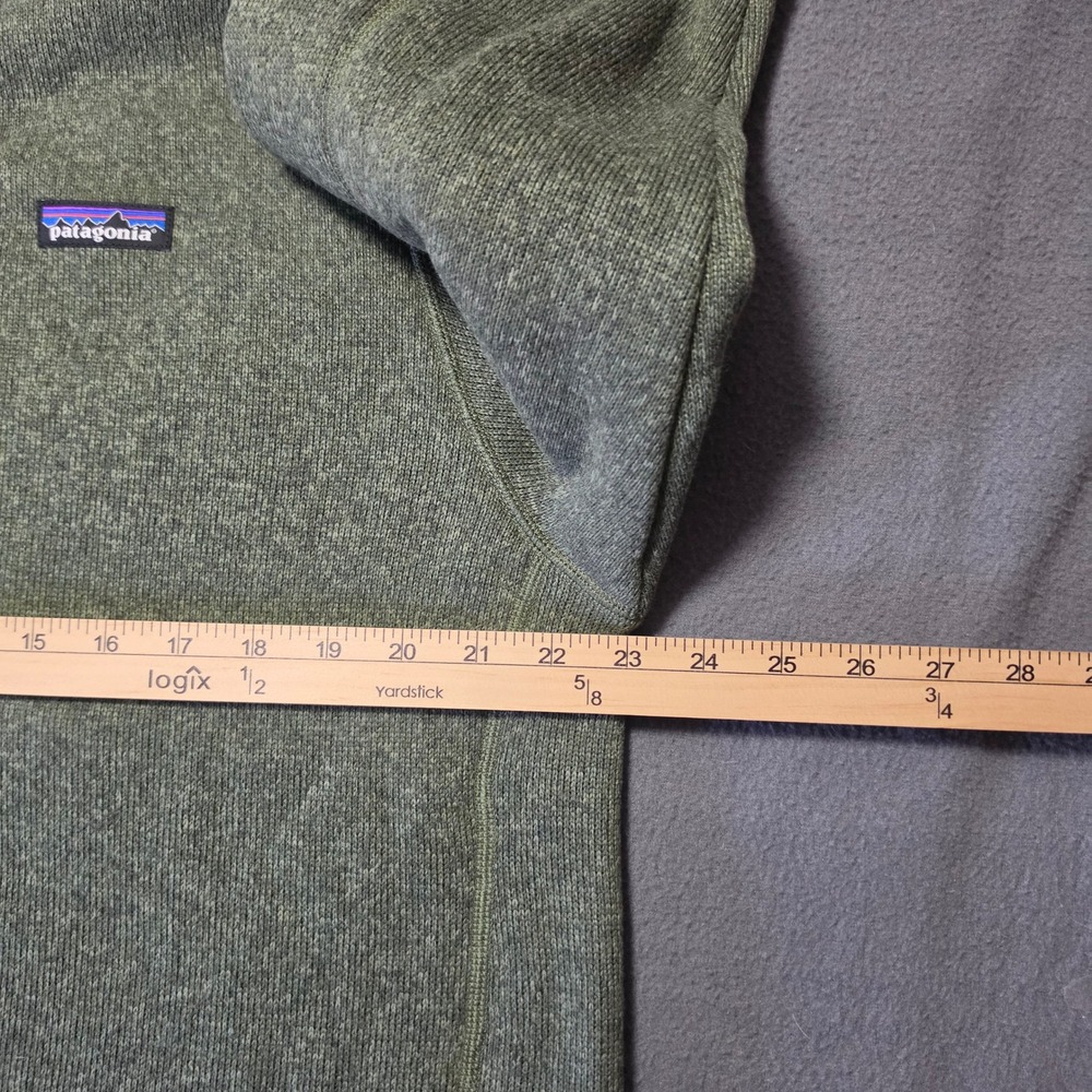 Patagonia Better Sweater 1/4 Zip Pullover Mens Large Industrial Green 25522 FA18 - Picture 3 of 9